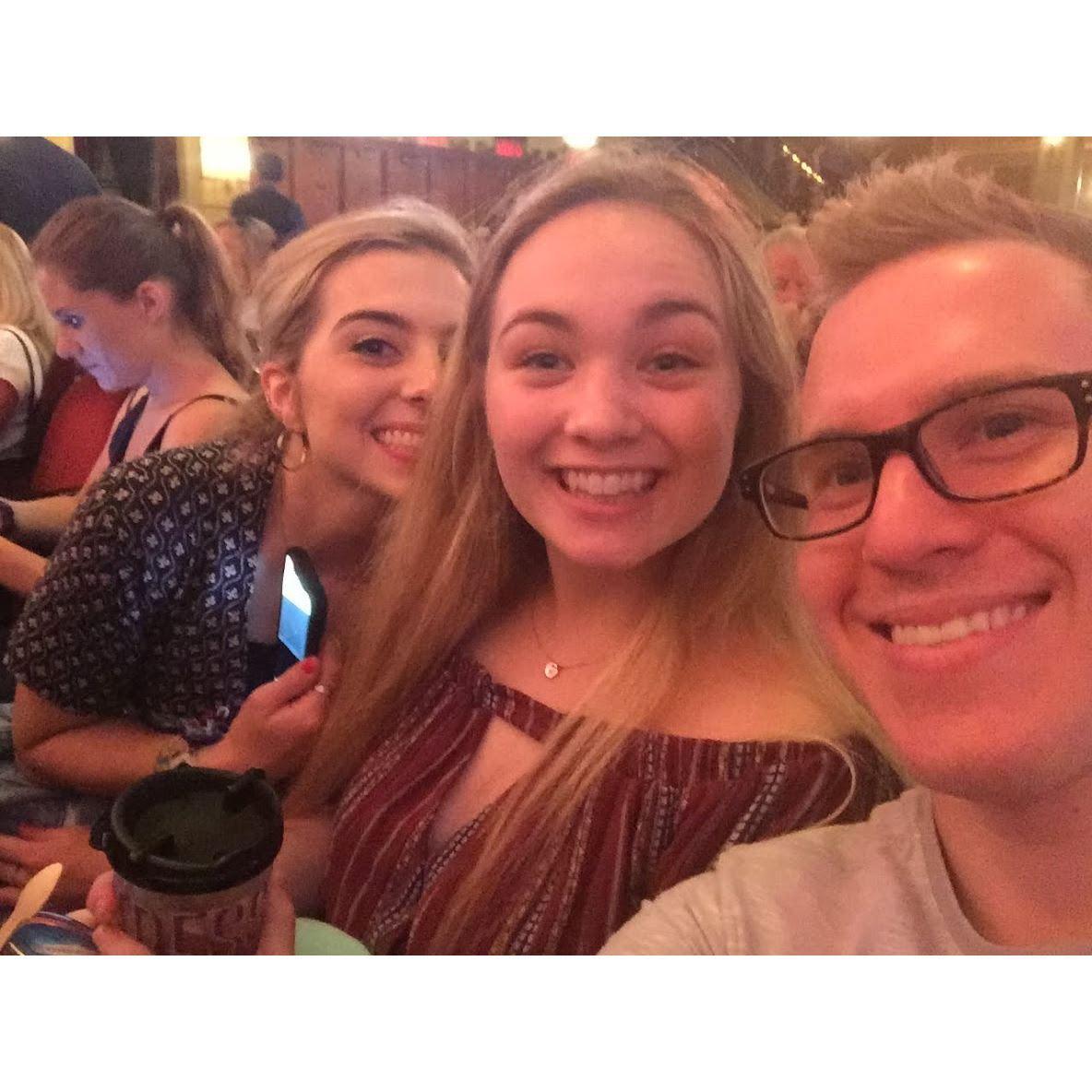 Broadway round 2 with Mary! Waitress was hands-down the best Broadway show we've seen.