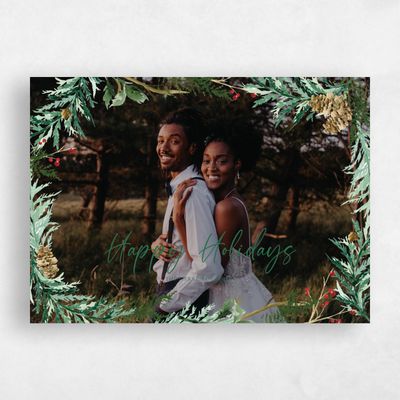 Green Holiday Card - Greensboro Photo