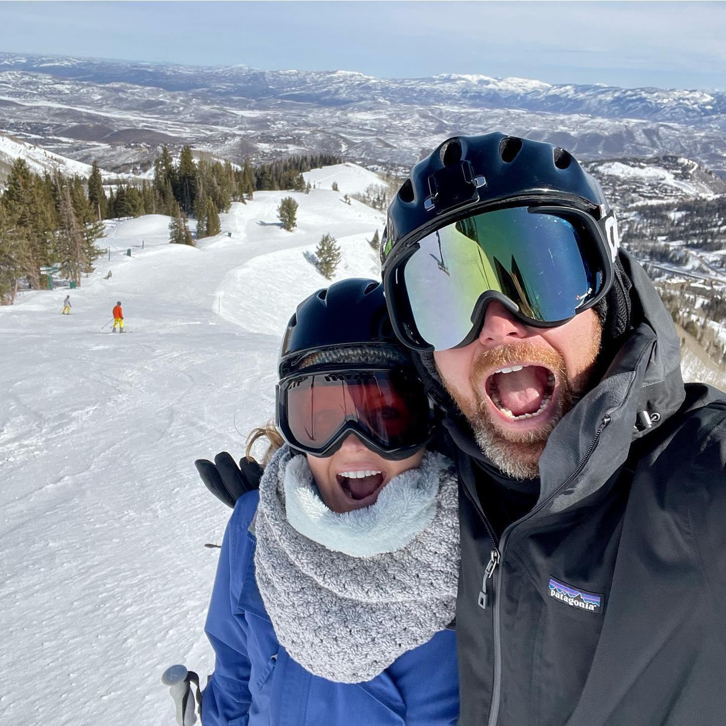 Skiing in Utah for Paul's 39th birthday last March