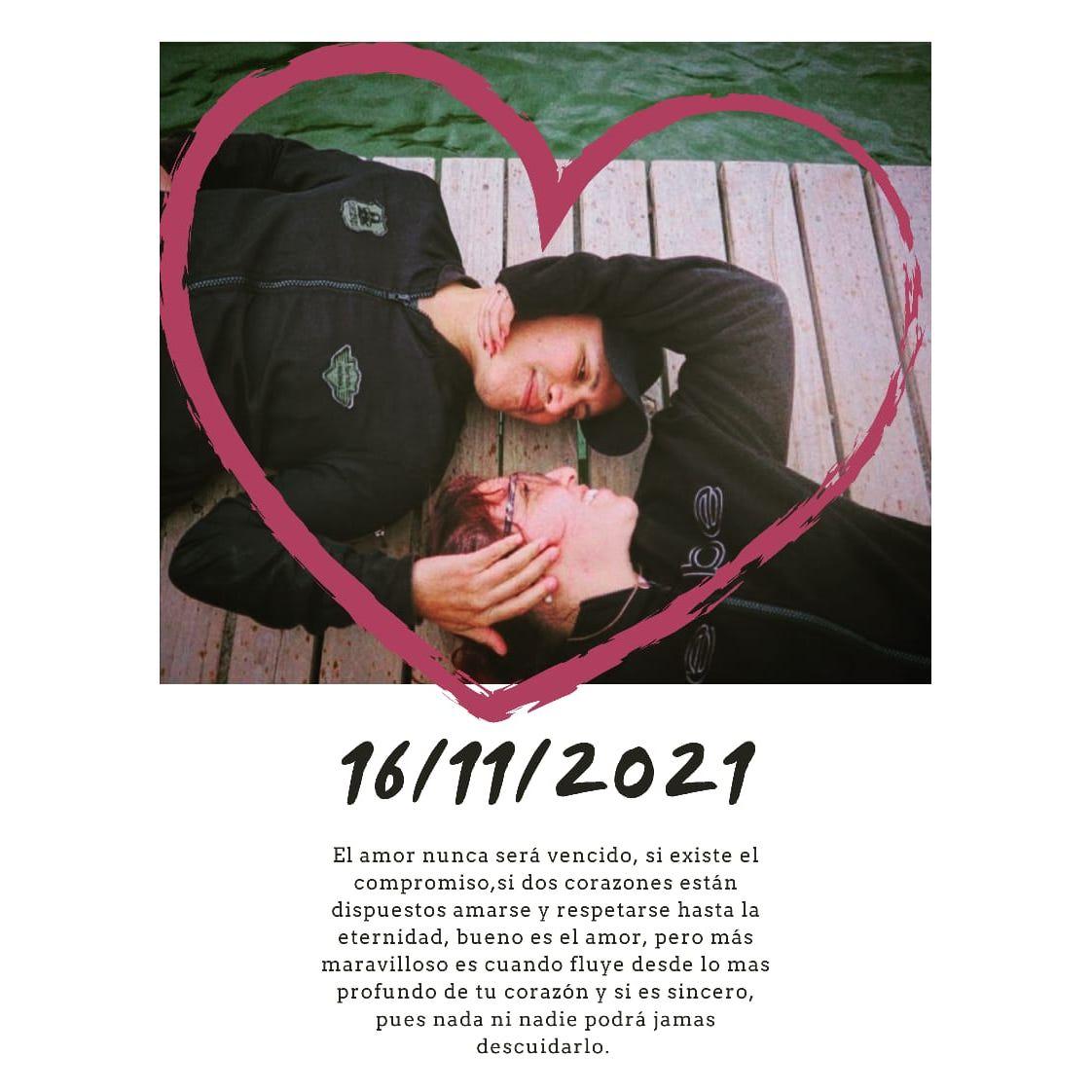 Nuestra fecha de compromiso - our engagement date.
