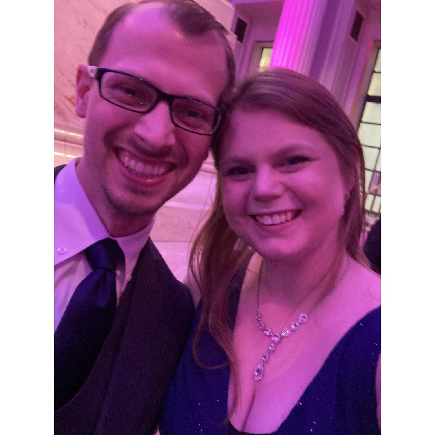 At Noelle's wedding!