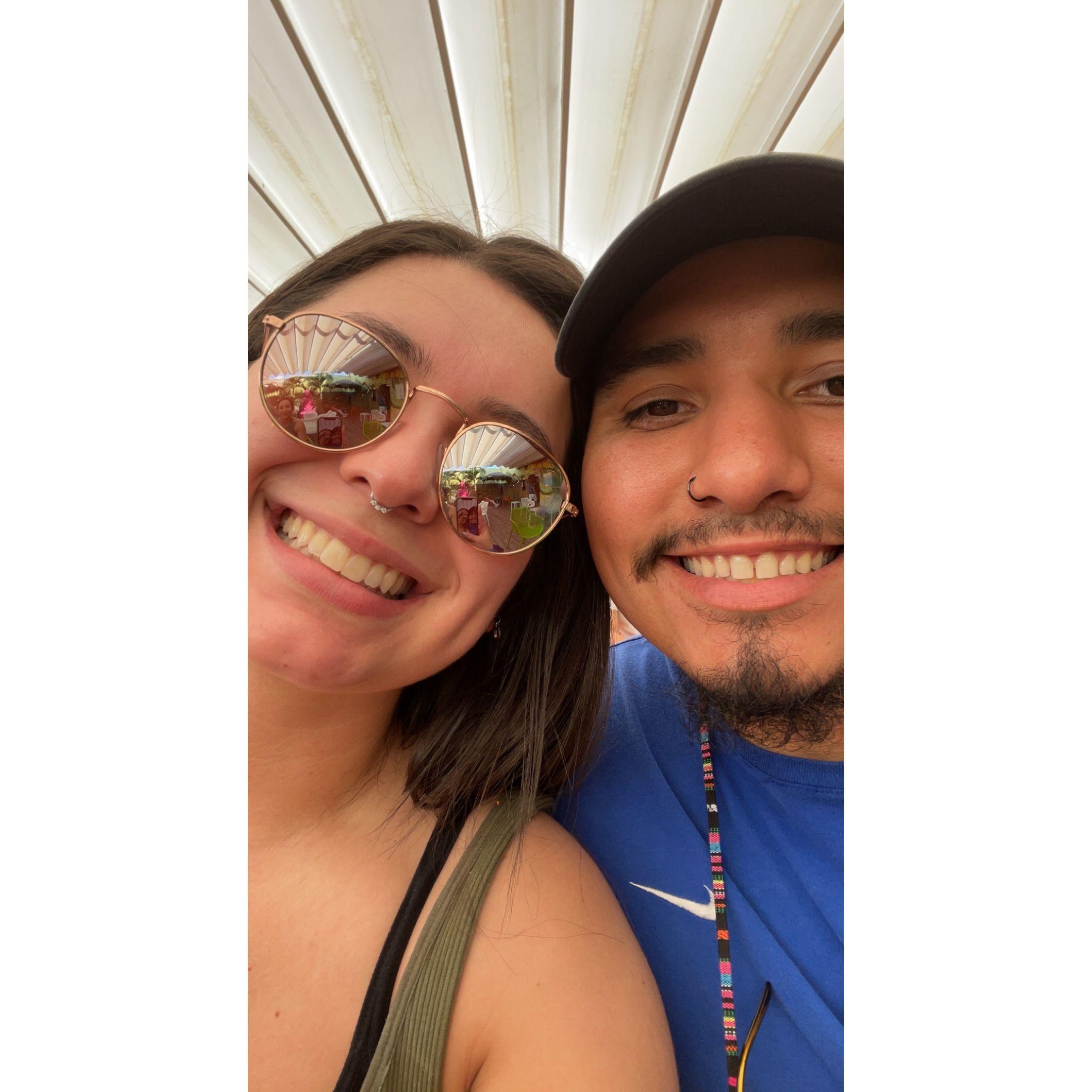 Smiling in Miami