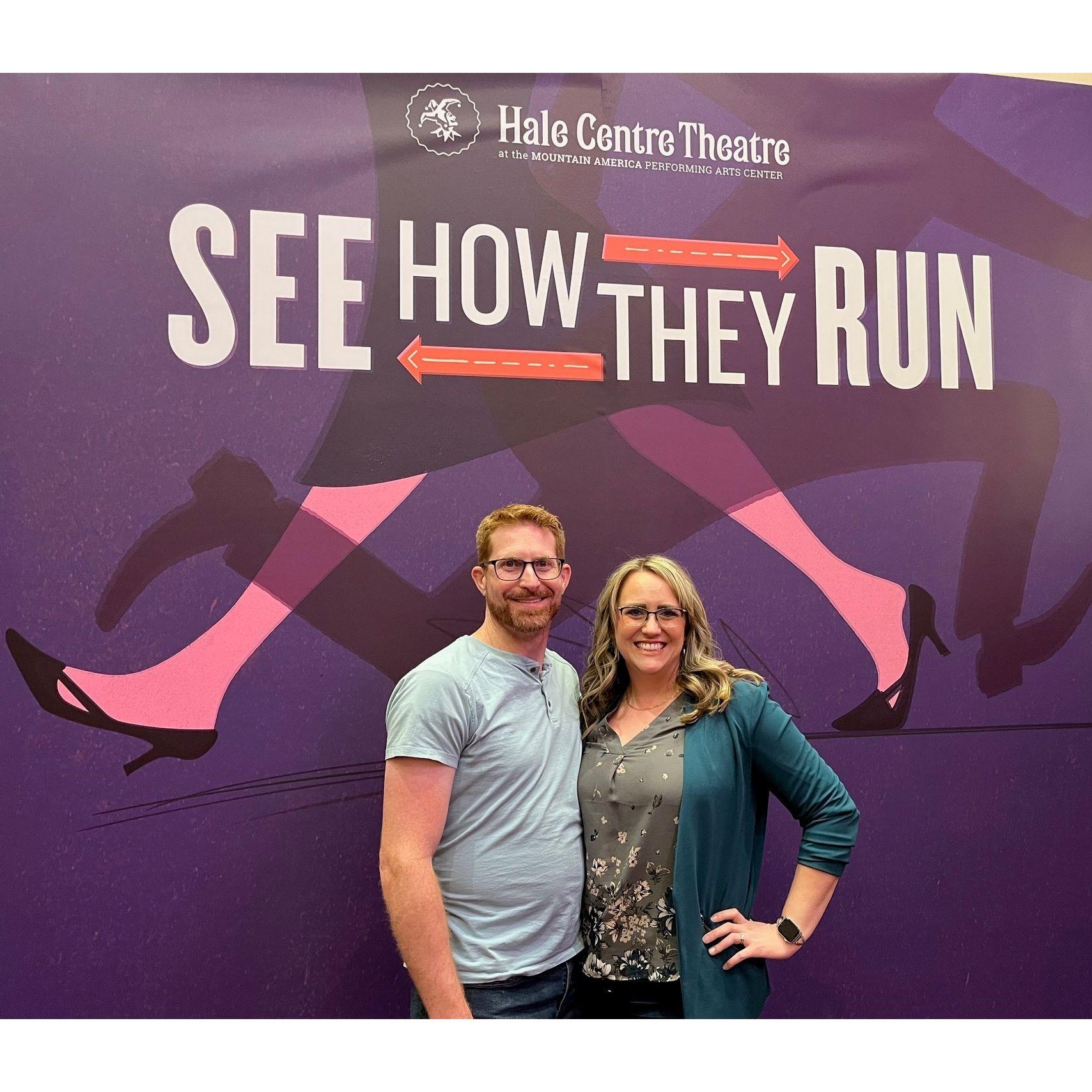 Obligatory photo in front of the playbill poster.