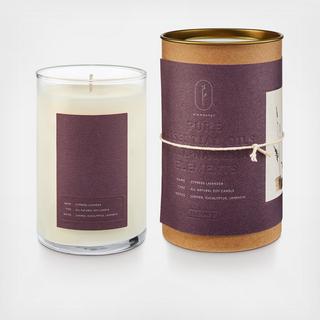 Cypress Lavender Natural Glass Candle