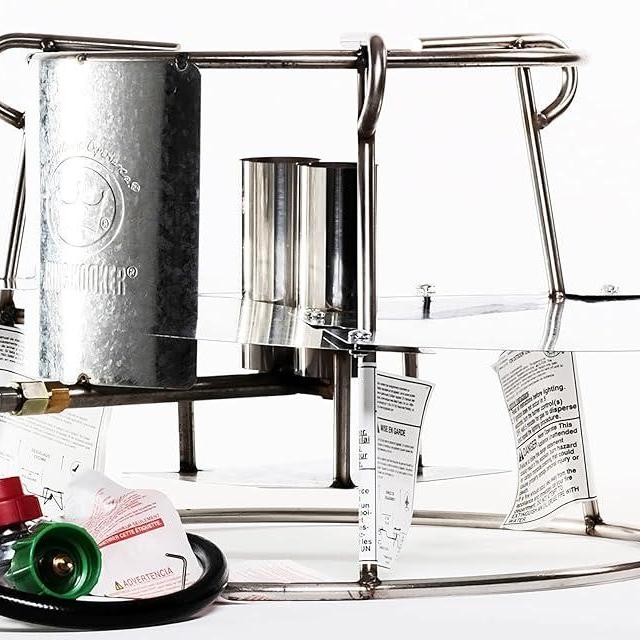 King Kooker Model # SS1316N Stainless Steel Portable Propane Outdoor Double Jet Cooker Package Large