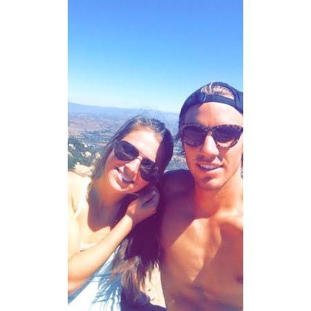 Sam's favorite picture of us hiking Potato Chip Rock!