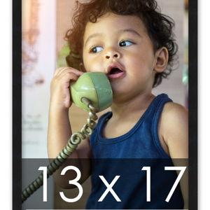 13 x 17 Classic Modern Black Picture Frame - UV Acrylic, Foam Board Backing, Hanging Hardware | Michaels
