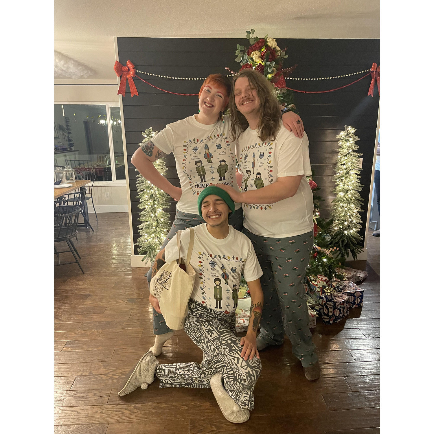 our child jakey visiting his ole parents for xmas <3