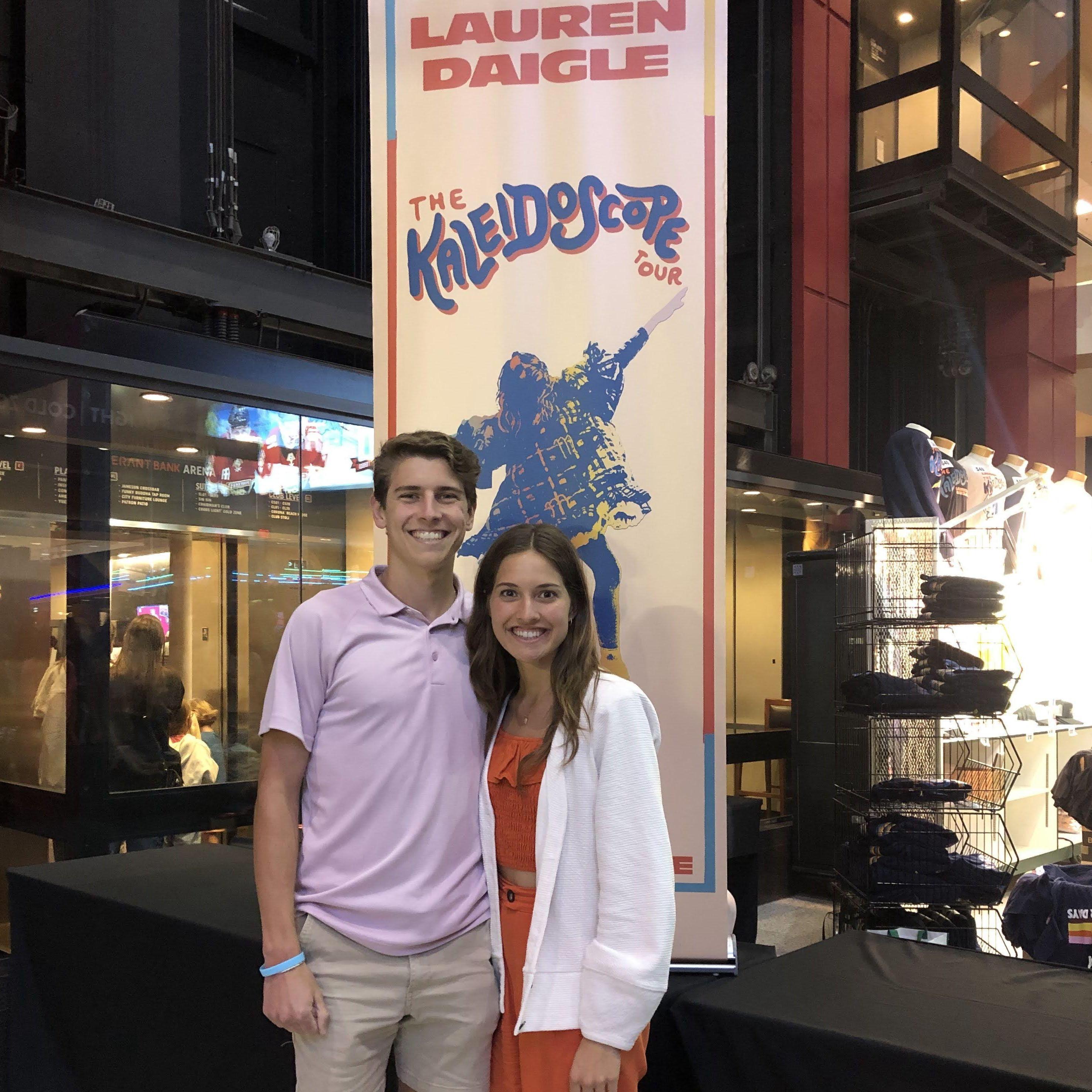 Our last picture as a dating couple! Taken after Lauren Daigle concert in Ft. Lauderdale, FL