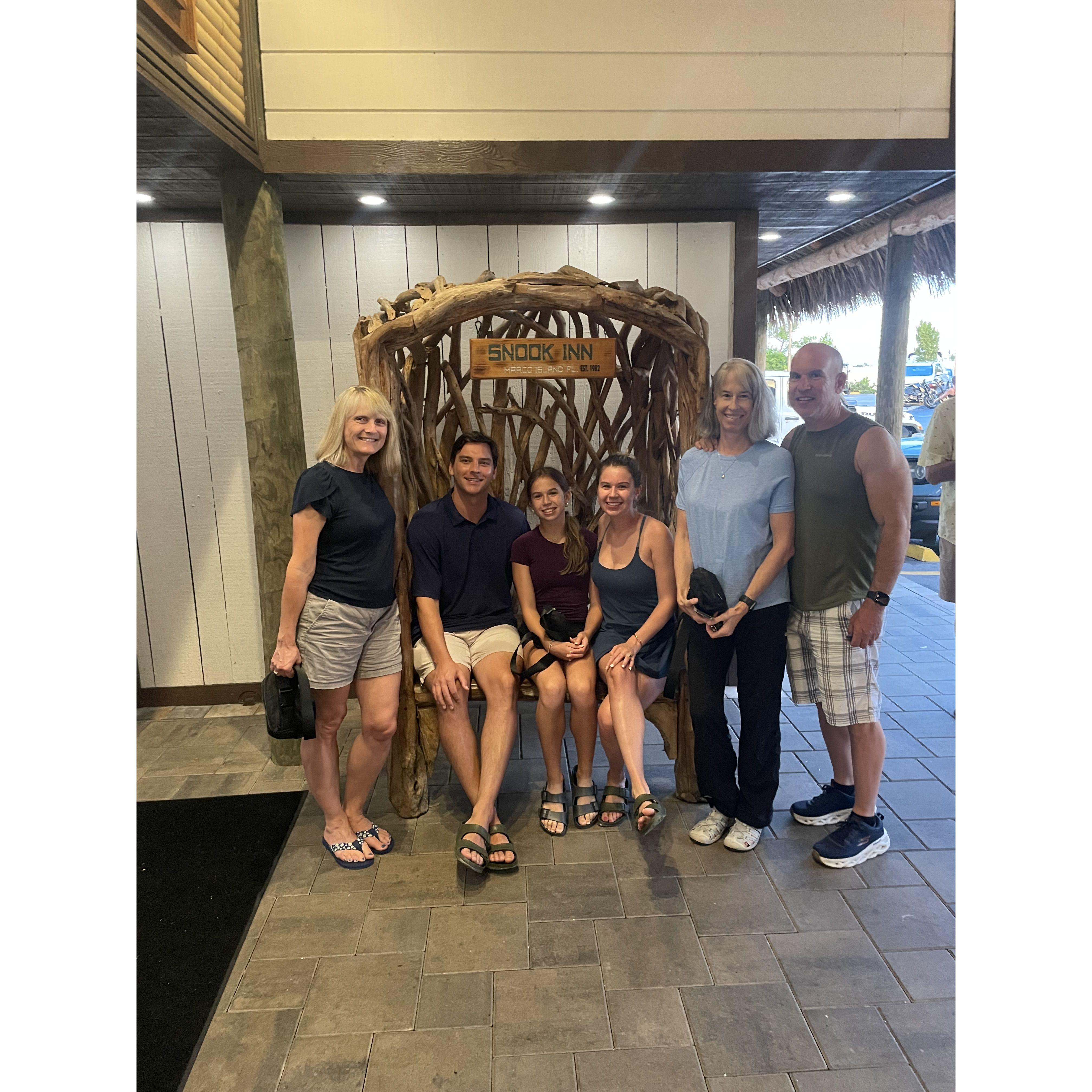 The fam coming together in Marco Island