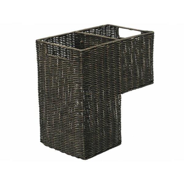 Wicker Stair Step Basket