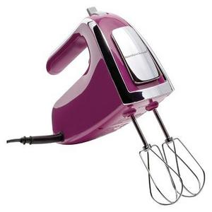 Hamilton Beach 6 Speed Open Handle Hand Mixer with Case - Raspberry 62621