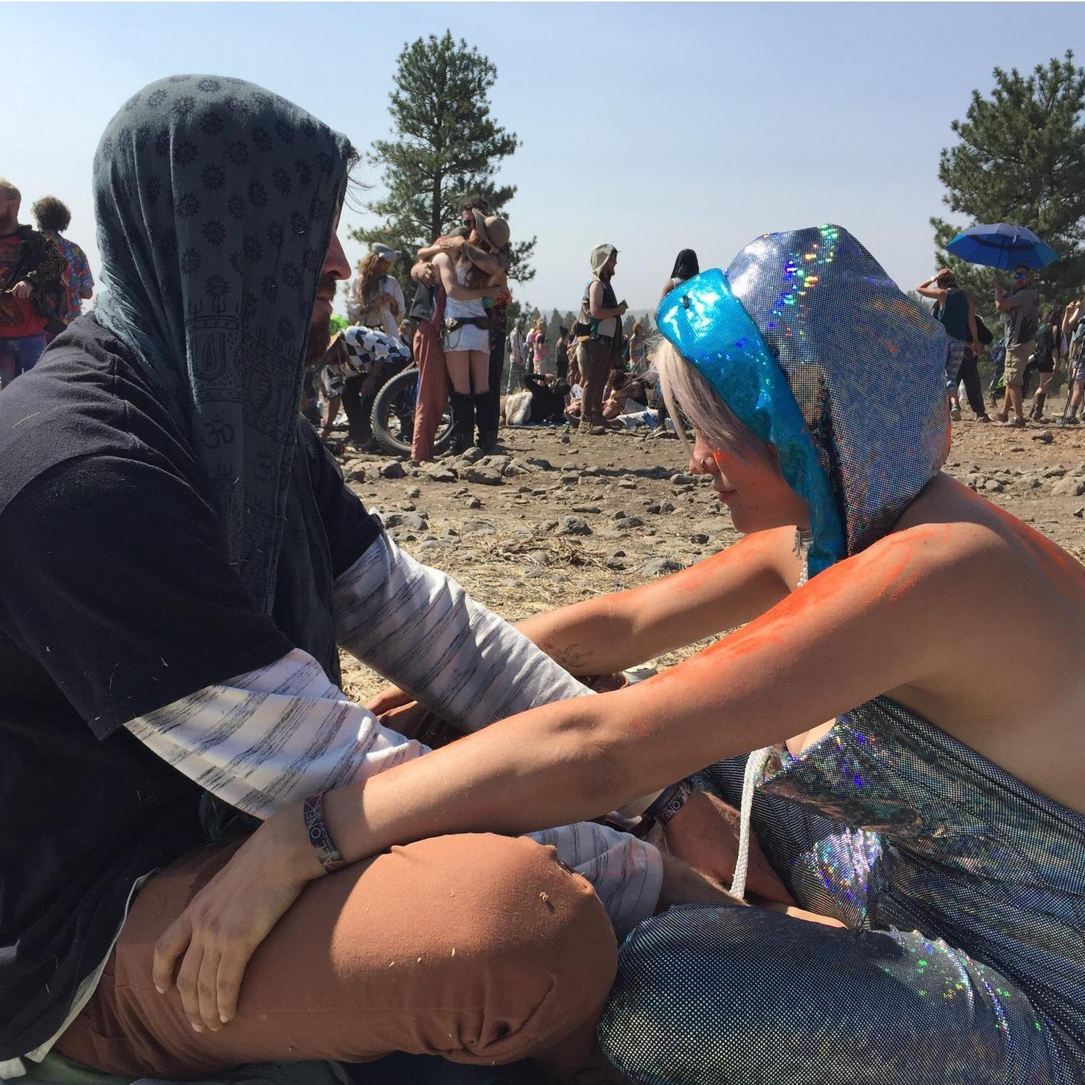 Our first meditation, following the full solar eclipse.