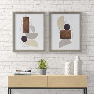 Cashel 2-Piece Abstract Wall Art Set