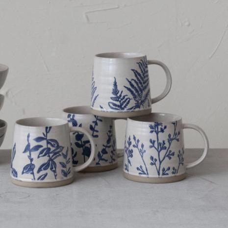 Storied Home Hand Stamped Mug (Set of 4)
