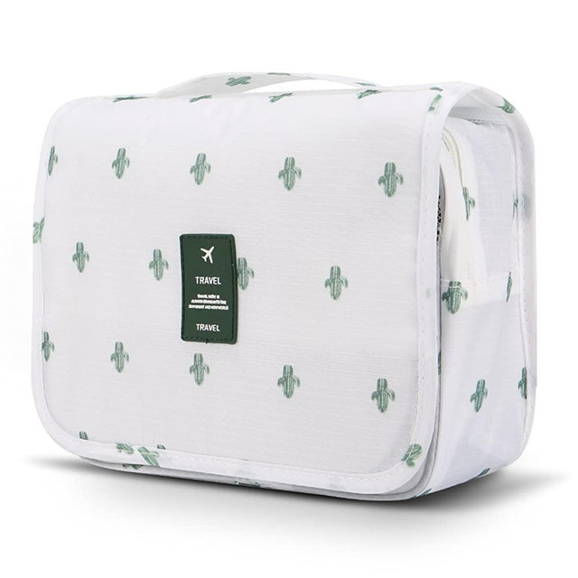 Mossio Hanging Toiletry Bag - Large Cosmetic Makeup Travel Organizer for Men & Women with Sturdy Hook
