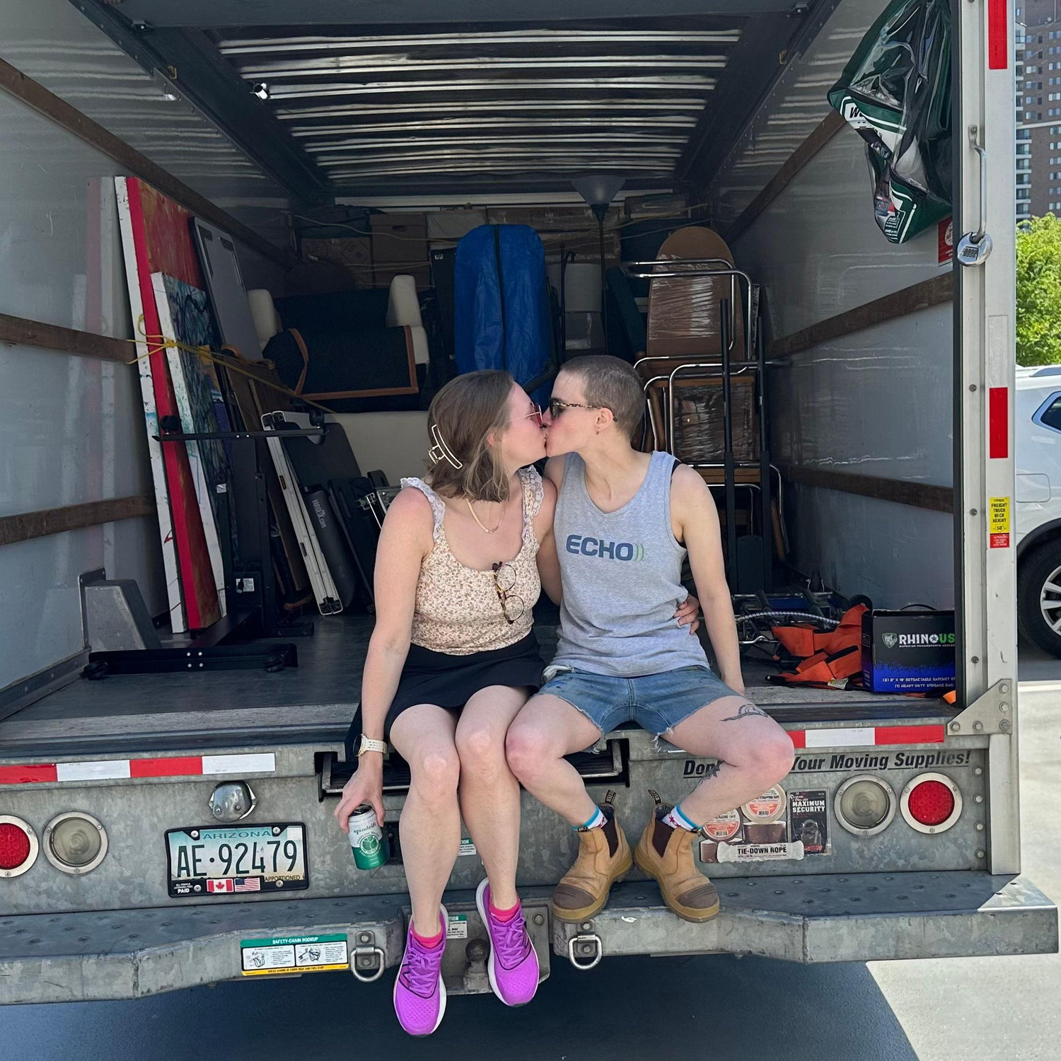 Classic UHaul Girlies ready to start our life in Chicago!
