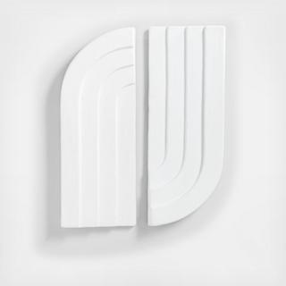 Ive Plaster Arch Wall Art, Set of 2