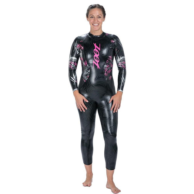 Zoot Women’s Maui Wetsuit, Flexible Fullsuit Triathlon Wetsuit with Buoyancy Support & Hydrodynamic Finish