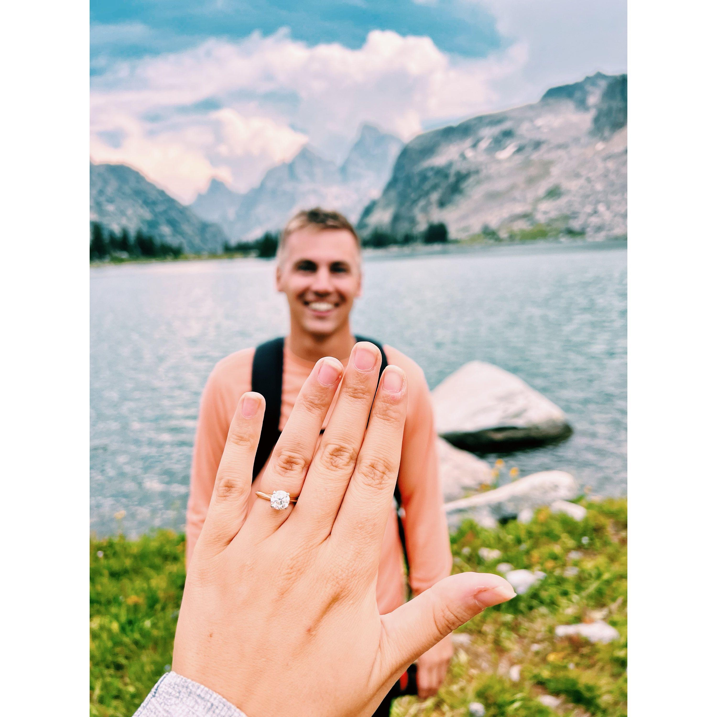 Lake Solitude- where we got engaged!