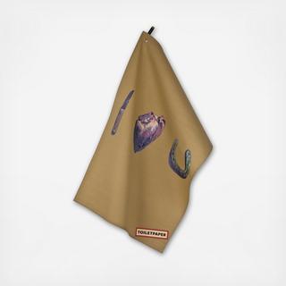 TOILETPAPER I Love You Tea Towel