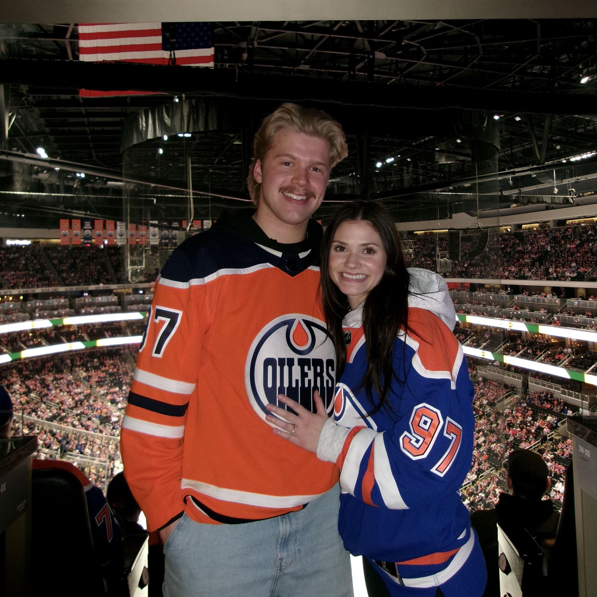 Mia's first Oilers game