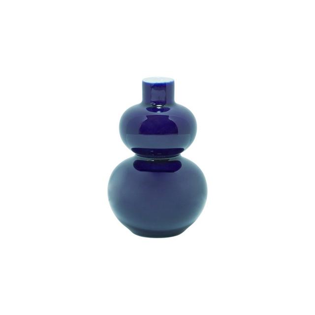 Double Lobed Mini Bud Vase, Indigo