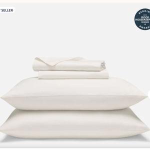 Luxe Sateen Core Sheet Set - Cream