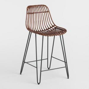 Espresso Flynn Hairpin Counter Stools Set Of 2