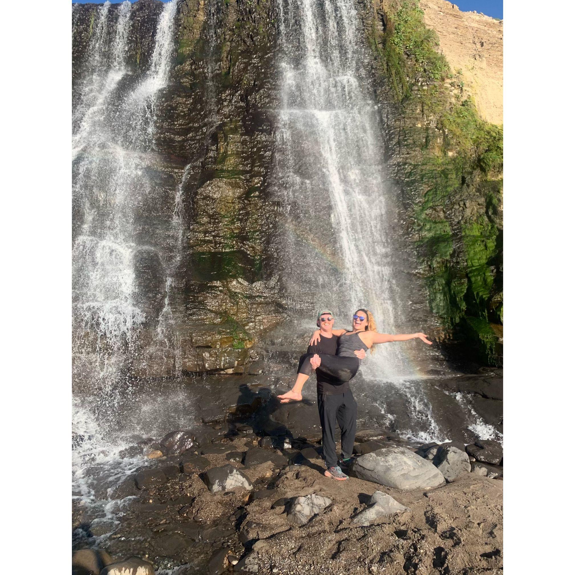Our First date to Alamere Falls, Greg was so nervous, we didn't quite time the hike quite right & hiked back in the dark, which made it so much more special!