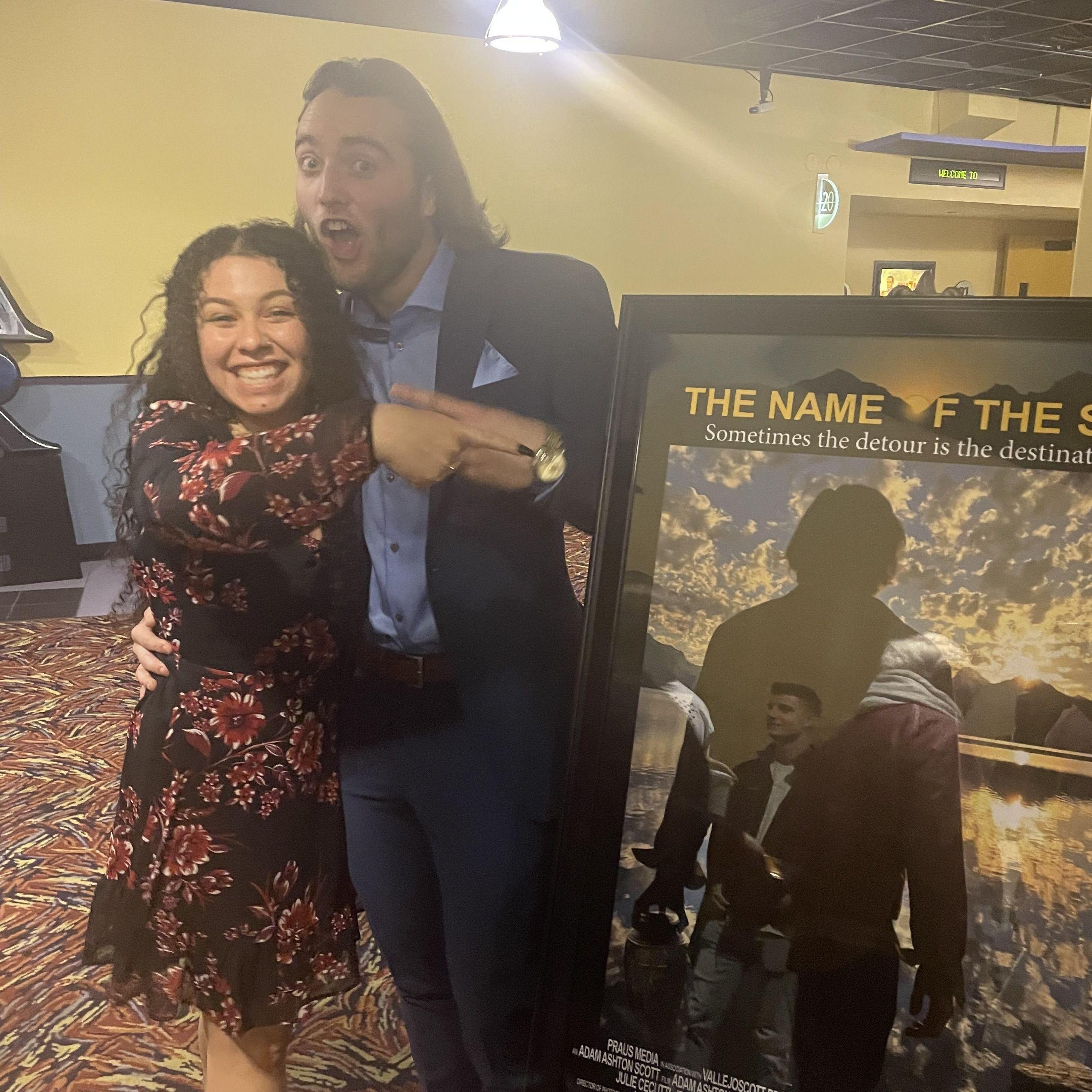 Adam's movie premier