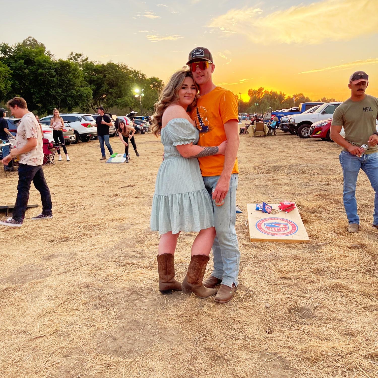 We saw Brad paisley in California when Josh was stationed out there.