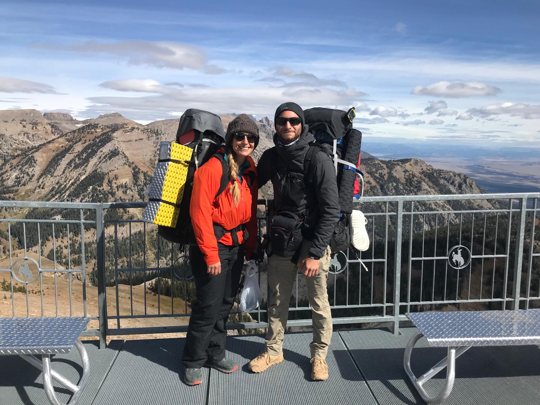 September 2018 - Jackson Hole - beginning the Teton Crest Trail