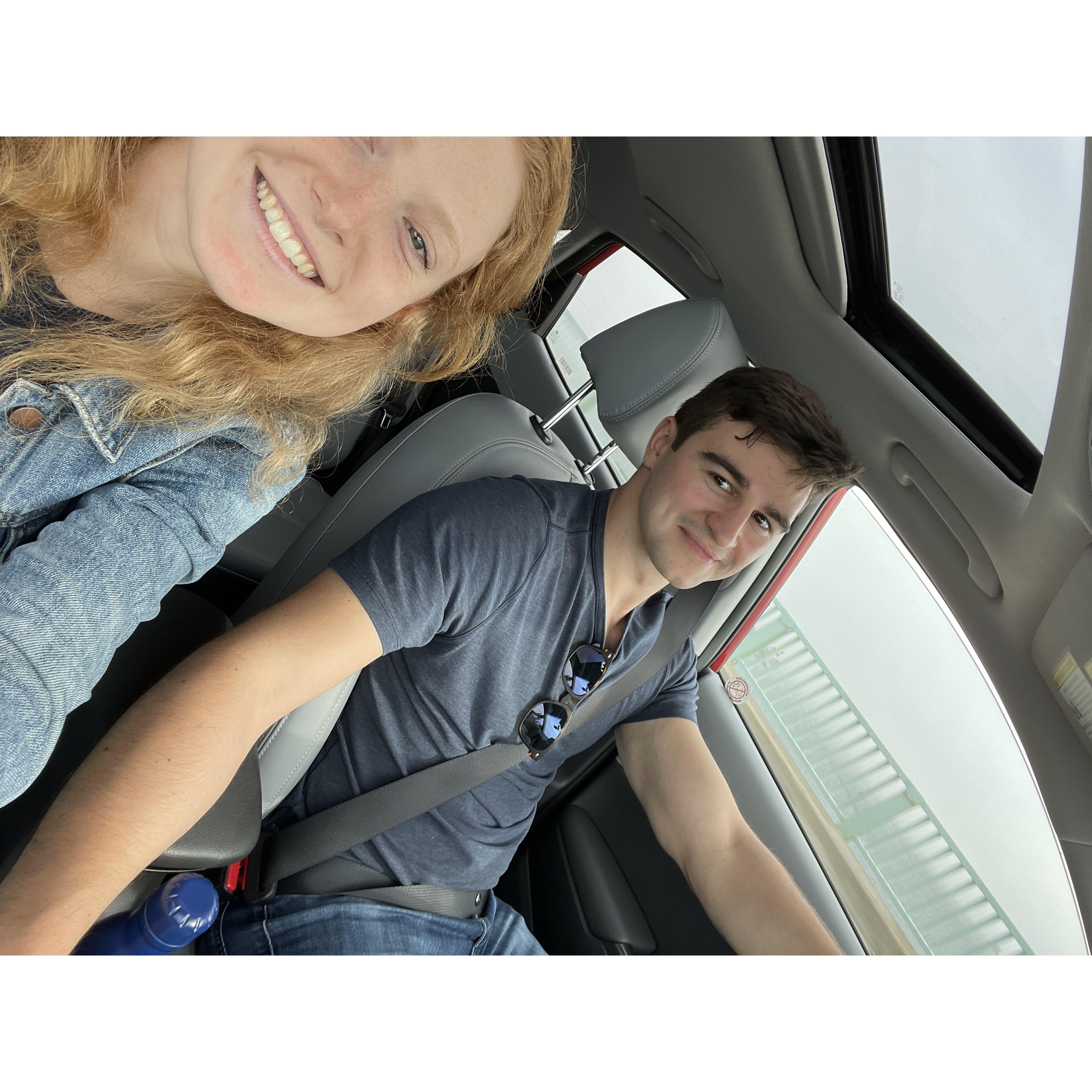 For our first weekend away, we went to Narragansett!