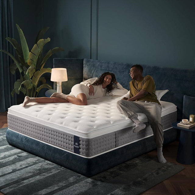 DCOOLAULTRA King Size Mattress 14 Inch, Medium Firm Hybrid with Memory Foam& Individually Wrapped Pocket Coils for Support,CertiPUR-US Certified,Fiberglass-Free