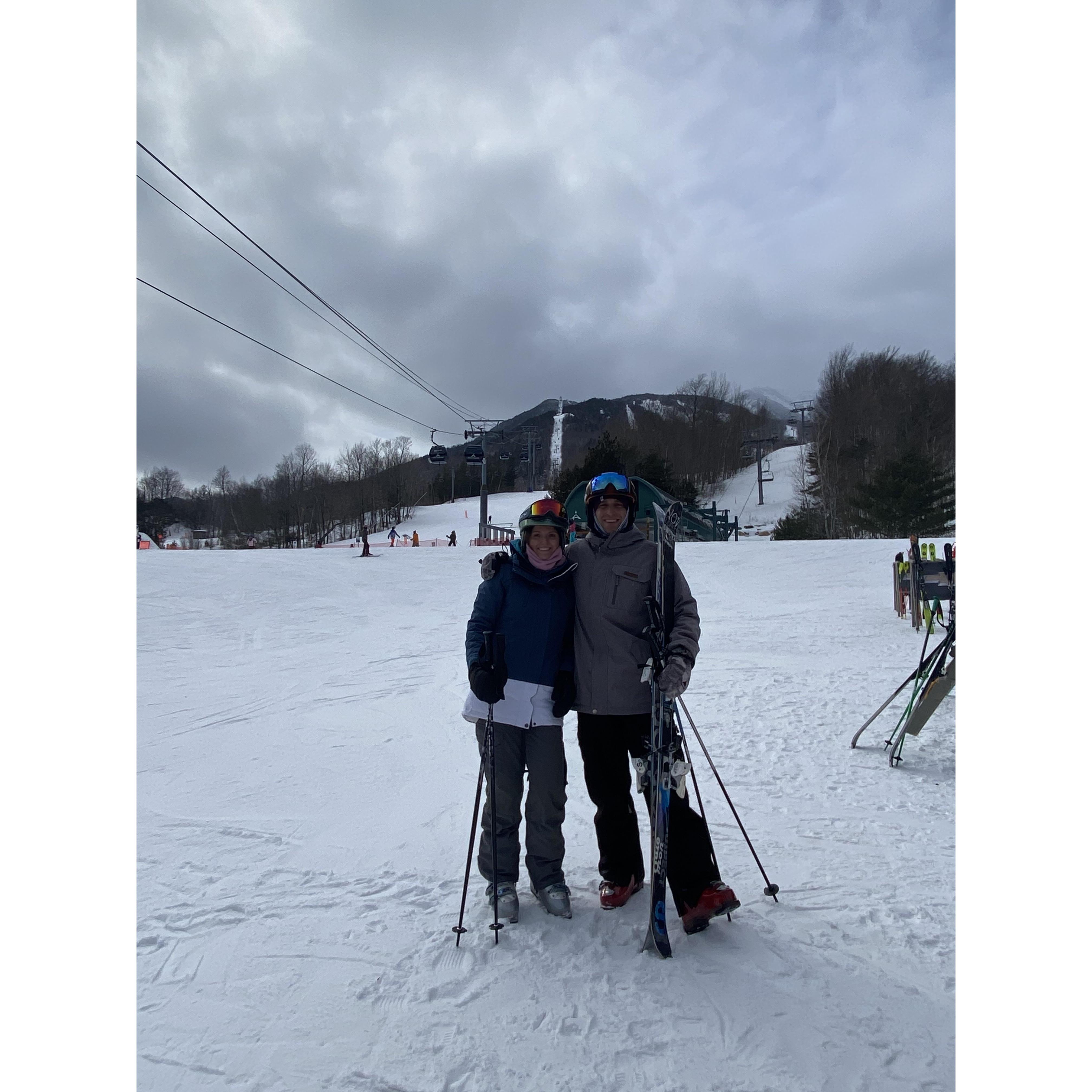 Skiing in Lake Placid, NY