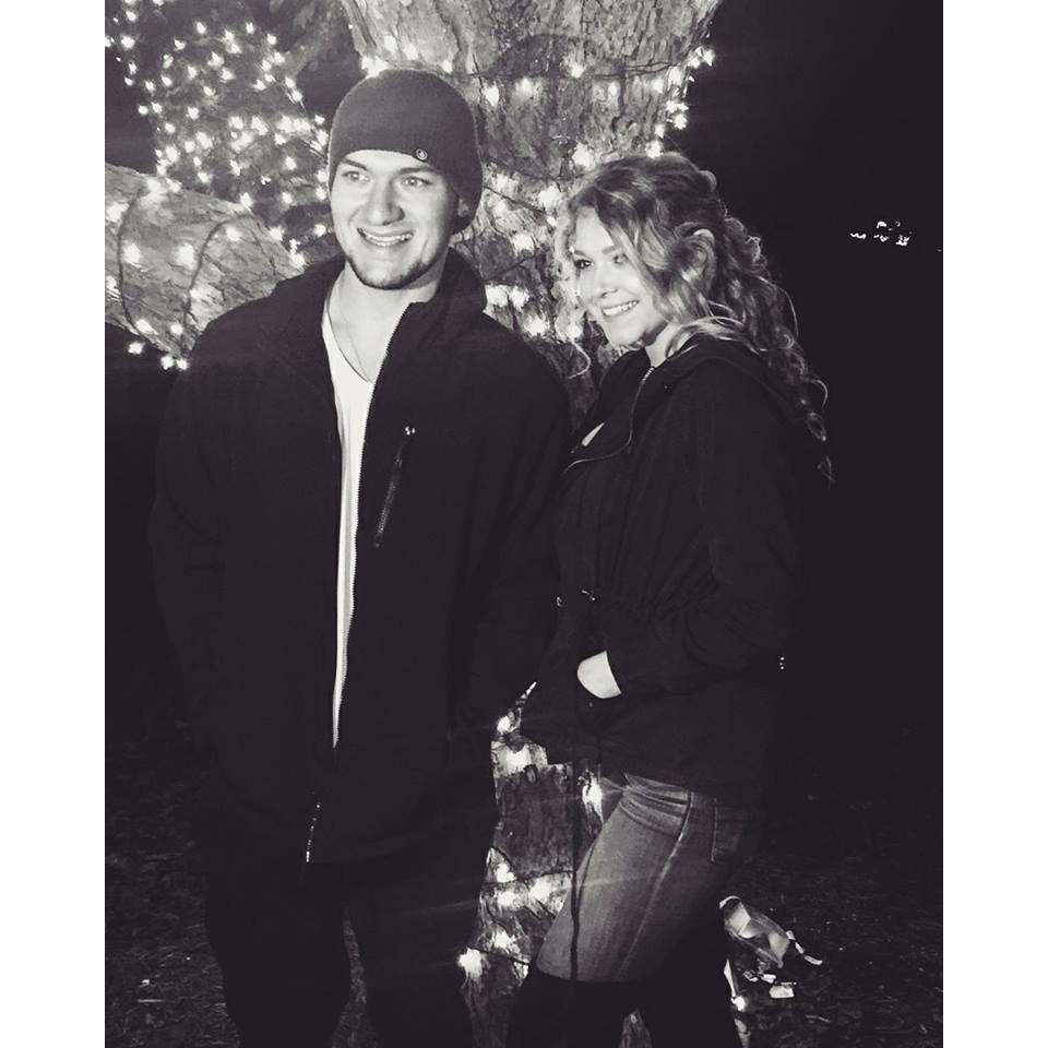 Dinner at the Gristmill in Gruene calls for pictures with a twinkly tree!