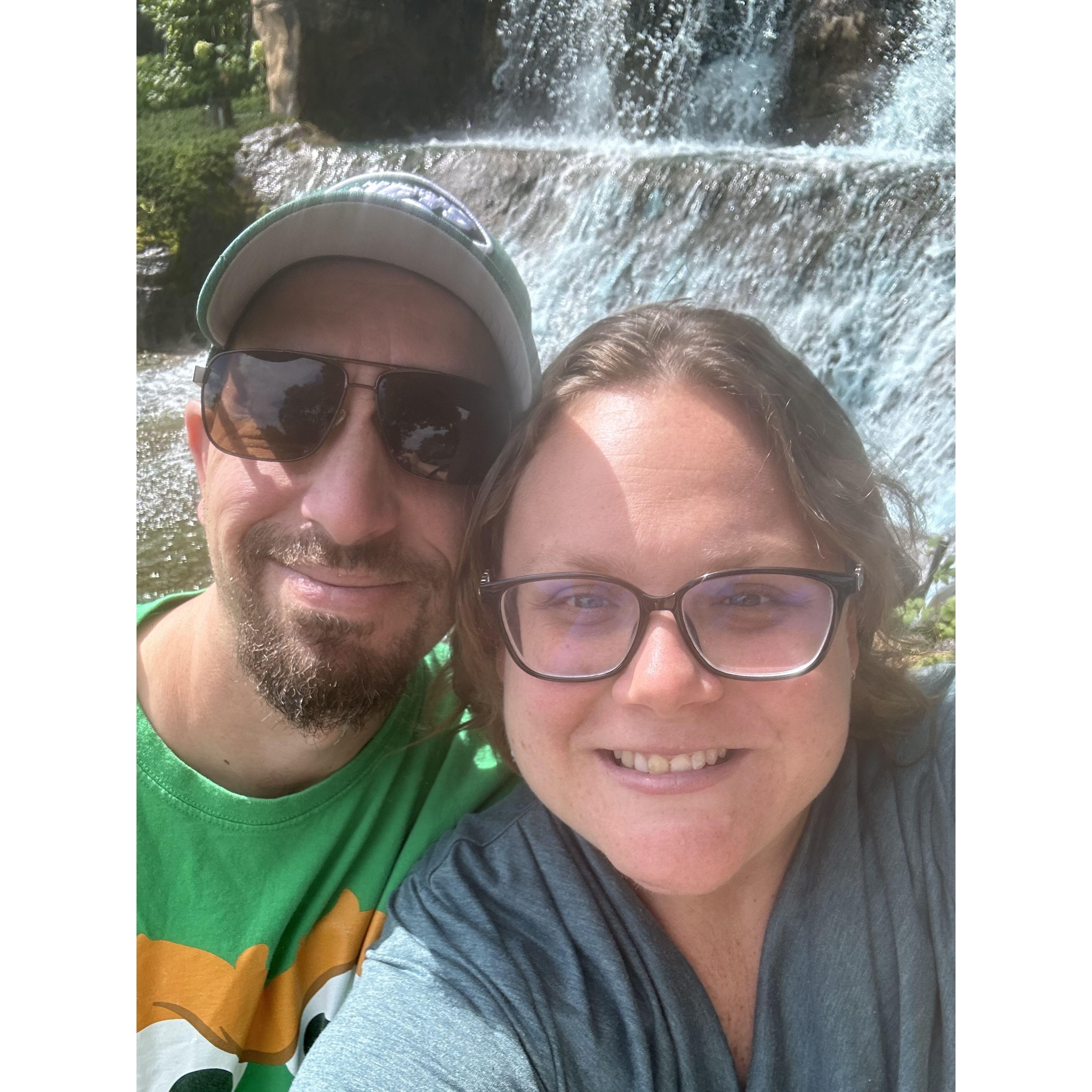 Celebrating our first anniversary in Lake George