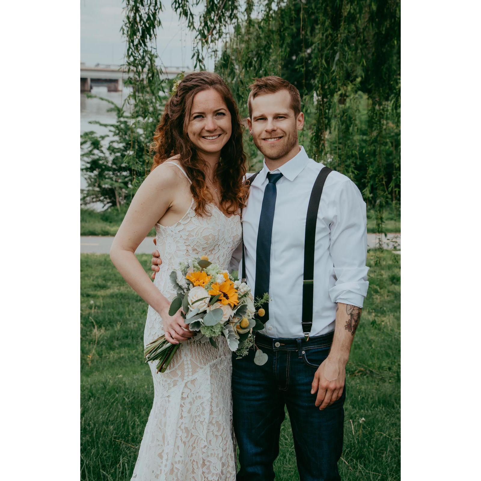 Our civil ceremony wedding day!