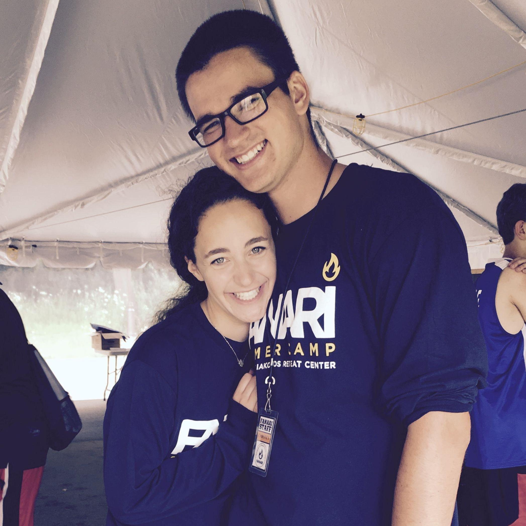 Carsten and Nicole became counselors at Fanari Camp (the camp where they first met)