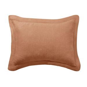 King - French Flax Washed Linen Sham in *Sandstone*