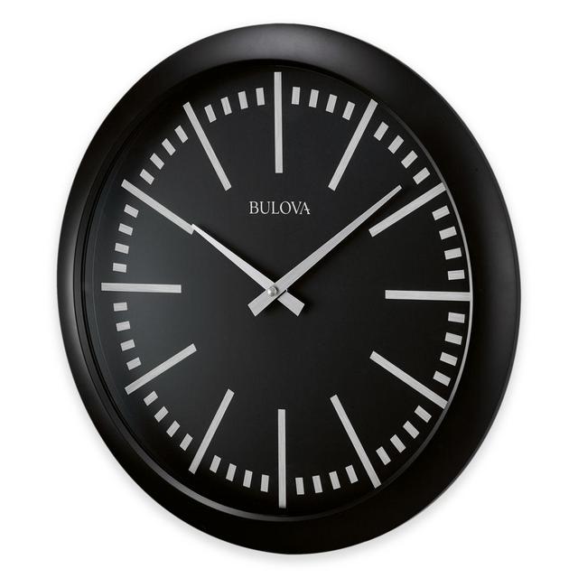 Bulova Sound Around Bluetooth® Wall Clock in Matte Black
