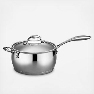 Gourmet Stainless Covered Domus Sauce Pan