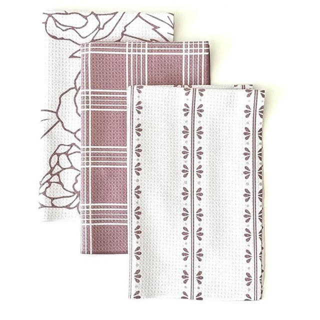 Trig Kitchen Towels (Mauve)