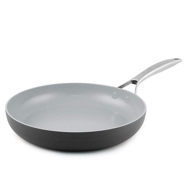 GreenPan CC000028-001 Paris 10 Inch Ceramic Non-Stick Fry Pan - Gray