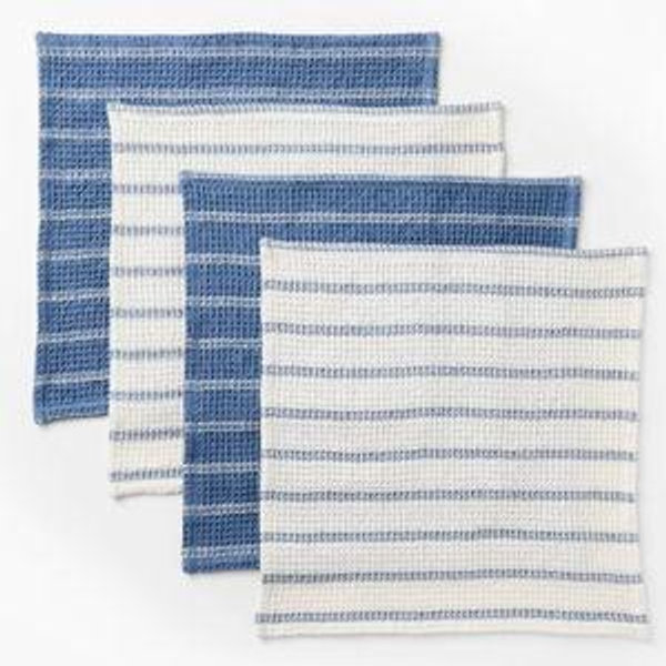 Dish Cloth Set | 4pk | Blue