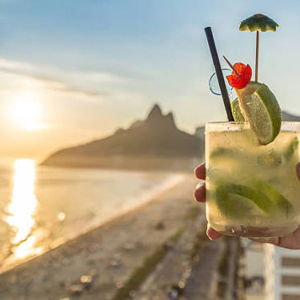 Sunset Dinner & Drinks in Ipanema