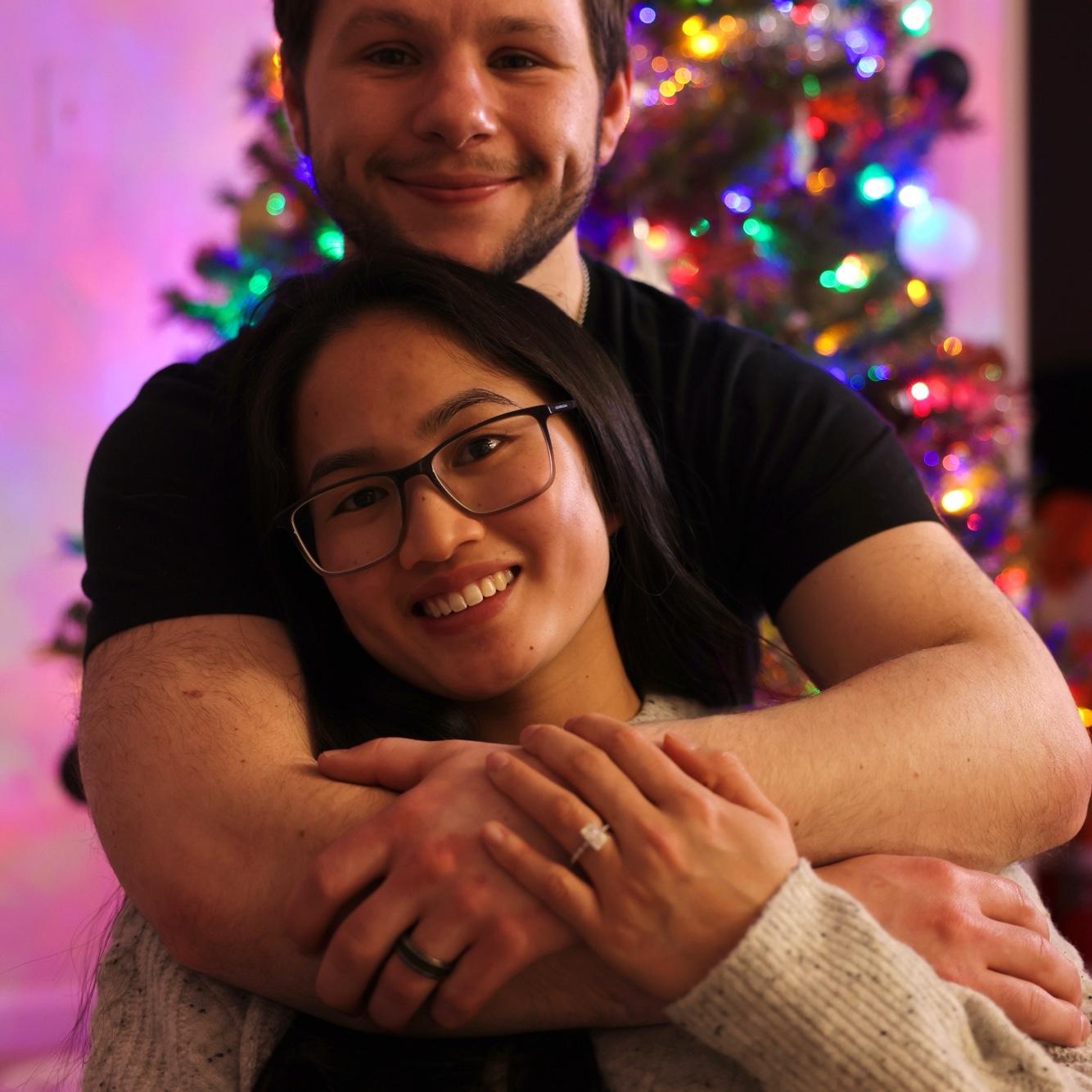 Our first Christmas engaged, 2024
