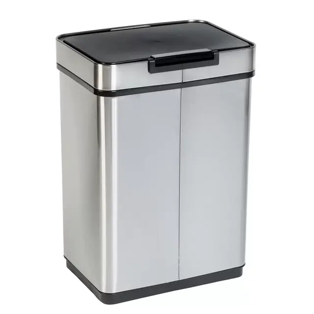 Honey-Can-Do® Stainless Steel Motion Sensor 13-Gallon Trash Can in Silver