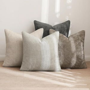 MIULEE Pack of 4 Couch Throw Pillow Covers 24x24 Inch